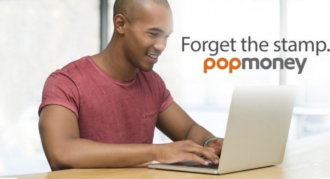 Forget the stamp. popmoney